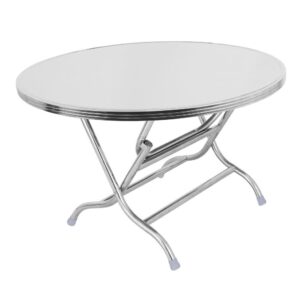 BÀN TRÒN INOX 1M2 DELI